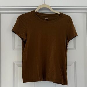 Madewell Northside Vintage Tee in Olive Size Small